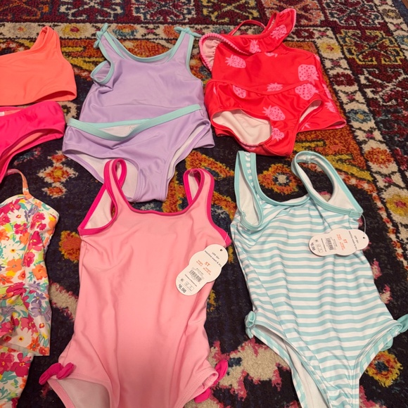 10 Toddler Girls Bathing Suits (5T) - Picture 4 of 4